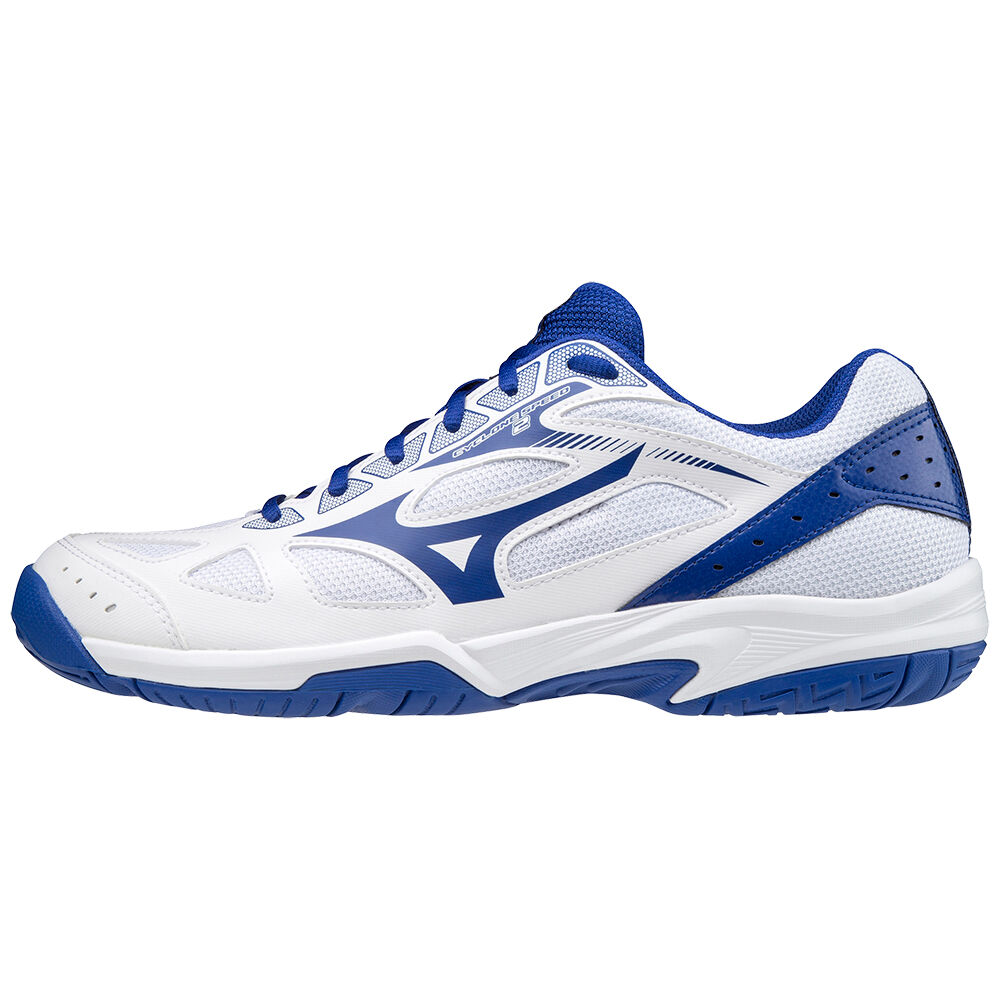 Panske Volejbalove Tenisky Mizuno Cyclone Speed 2 Biele/Modre Vypredaj ZYPM81270
